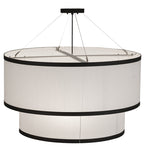 36"W Cilindro 2 Tier Textrene Pendant