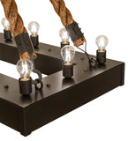 60"L Quadrato Alva 16 Lt Rope Pendant