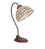 18"H Tiffany Turning Leaf Desk Lamp