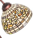 18"H Tiffany Turning Leaf Desk Lamp