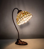 18"H Tiffany Turning Leaf Desk Lamp