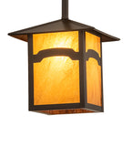 12"Sq Seneca Mountain View Outdoor Pendant