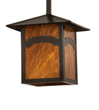 12"Sq Seneca Mountain View Outdoor Pendant