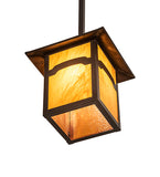 12"Sq Seneca Mountain View Outdoor Pendant