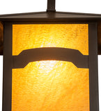 12"Sq Seneca Mountain View Outdoor Pendant