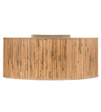 26"W Cilindro Textrene Flush Mount