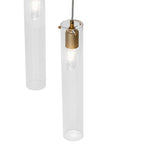 36"W Cilindro 18 Lt Cascading Pendant