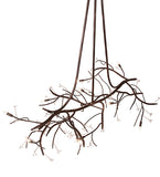 60"L Winter Solstice 11 Lt Oblong Chandelier