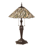 25"H Willow Jadestone Table Lamp