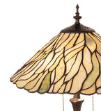 25"H Willow Jadestone Table Lamp