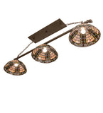 69"L Fleur-de-lis 3 Lt Oblong Pendant