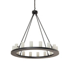 48"W Loxley 16 Lt Chandelier