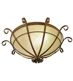 24"W Florentine Flush Mount