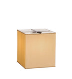 18"Sq Quadrato Honey Bombay Flush Mount