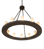 42"W Loxley 12 Lt Chandelier