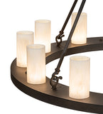42"W Loxley 12 Lt Chandelier