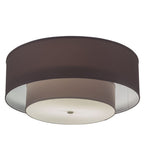 30"W Cilindro Textrene Contemporary Two Tier Pendant