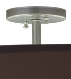 30"W Cilindro Textrene Contemporary Two Tier Pendant