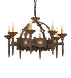 28"W Antibes 8 Lt Chandelier