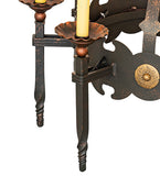 28"W Antibes 8 Lt Chandelier