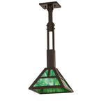 10"Sq "T" Mission Pendant