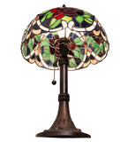 17"H Renaissance Rose Accent Lamp