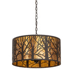 20"W Winter Maple Pendant