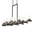 72"L Dante 16 Lt Chandelier