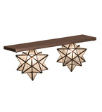 30"L Moravian Star 2 Lt Flush Mount