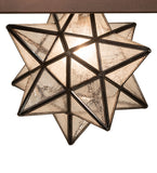 30"L Moravian Star 2 Lt Flushmount