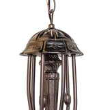 24"W Pond Lily Pink 7 Lt Chandelier