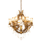 30"W French Baroque 13 Lt Chandelier
