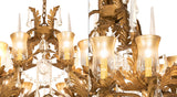 30"W French Baroque 13 Lt Chandelier