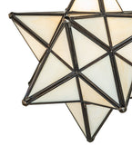 12"W Moravian Star Pendant