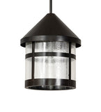 18"W Fulton Prime Lantern Outdoor Pendant