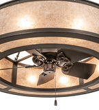 44"W Smythe Craftsman Chandel-Air Fan