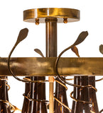 20"W Tuscan Vineyard Estate 16 Light Wine Bottle Chandelier