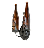 9"W Tuscan Vineyard 2 Lt Wine Bottle Wall Sconce