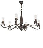 42"W Muirfield 6 Lt Chandelier