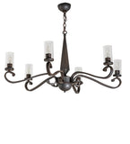 42"W Muirfield 6 Lt Chandelier