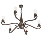 42"W Muirfield 6 Lt Chandelier
