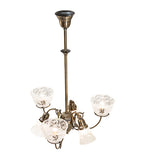 27"W Revival Gas & Electric 6 Lt Chandelier