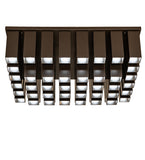 35"W Cityscape Vista Flush Mount