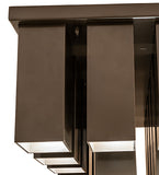 35"W Cityscape Vista Flush Mount