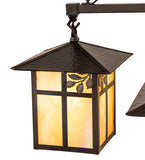 32"W Seneca Sprig 5 Lt Chandelier
