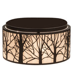 20"W Branches Flush Mount