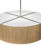 42"W Cilindro Textrene Pendant