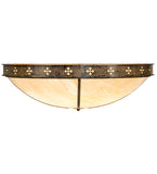 46"W Byzantine Flush Mount