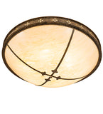 46"W Byzantine Flush Mount