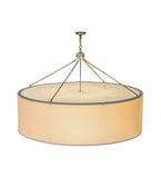 60" W Cilindro Eggshell Textrene Pendant